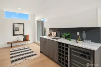 Kitchenette in bonus room