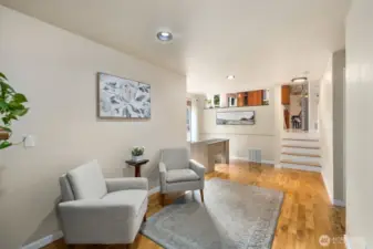 Lower level family room