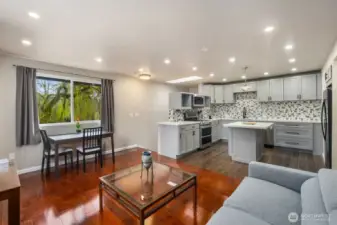 ADU kitchen & living space