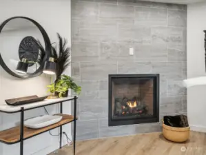 convenient propane gas fireplace