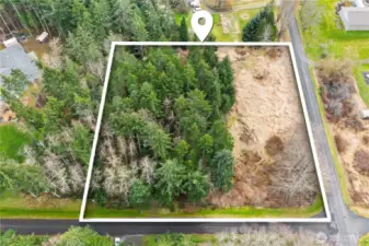 Property Lines are approximate only - shown for example and not guaranteed to be accurate.