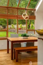 Don’t miss the stunning new light fixture!