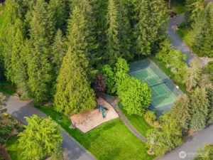 Tibbetts Station offers a community park and tennis court, just steps from your front door.