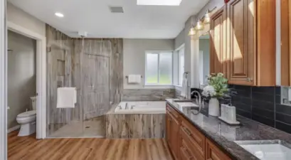 Luxurious Primary Bath.