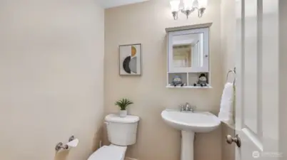 Half Bath on main.