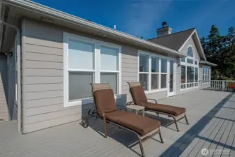 A little sun bathing on a sunny Whidbey day.