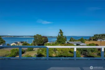 East facing views overlooking Oak Harbor.