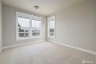Guest bedroom suite on the main level...with a view!