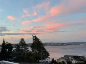 Late afternoon view.
