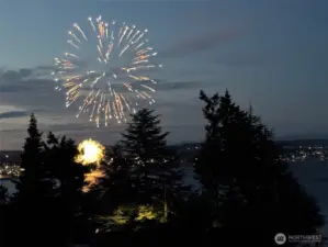 Don't forget the holiday fireworks! The perfect place to watch the magic.