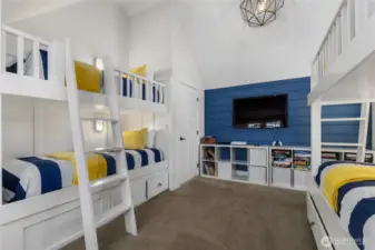 View of bunk room.
