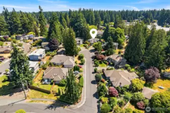 Nestled at the end of a charming Cul-de-sac