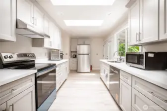 Kitchen with new applicances