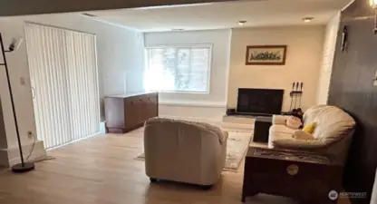 Downstairs living area