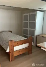 Downstairs - guest bed