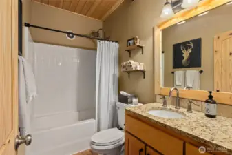 Full bathroom on the main floor.
