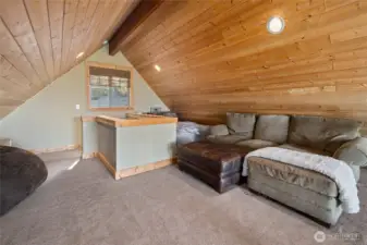 Additional sleeping area in the back.