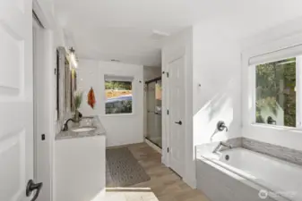 Primary bathroom.