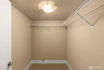 Mudroom closet off the garage