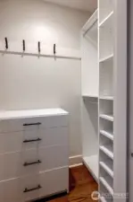 Primary bedroom additional closet space