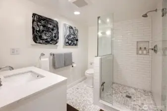 Basement bathroom