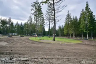 Round about driveway,