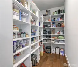 Large walk-in pantry