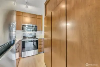 Lots of storage in this kitchen