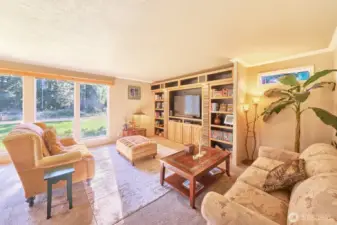 Beautiful built-ins showcase your media center