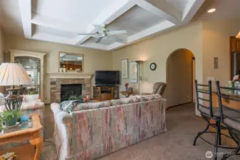 Family Room Opens to Hallway to 2nd and 3rd Bedroom plus Main Bathroom