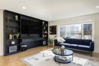 Built in entertainment system