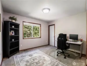 Bedroom 4 w/walk-in closet and territorial view.