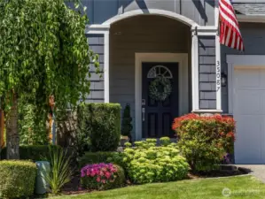 Beautifully maintained yard...