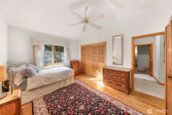 Another view of the second bedroom upstairs.