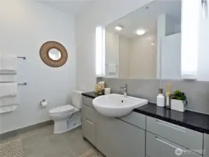 Full Bathromm with new floor tiles & new toto toilet