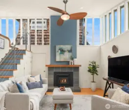 It is furnished! Move in ready.
