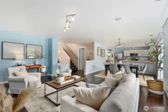 Spacious Family room.