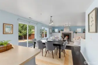 Dining area and more.
