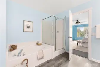 Primary bathroom.