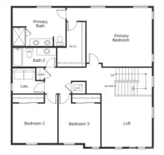 Second floor with loft