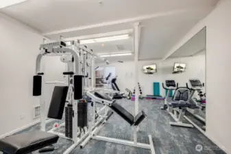 Enjoy exclusive access to the well-equipped fitness center