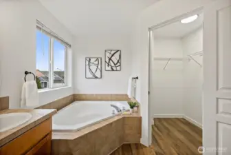 Calgon, take me away in this super sized soaker tub!