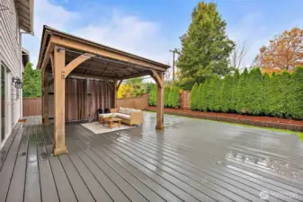 Super large trex deck here--imagine all the gatherings you'll have