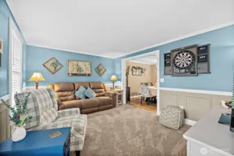 Living Room to the left of the Entry