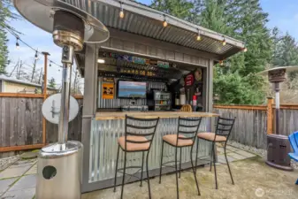 Adorable Outdoor Bar