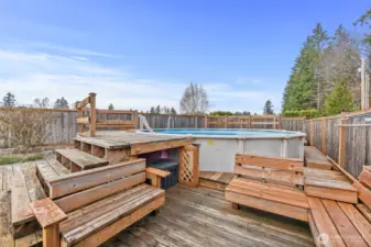 Above ground pool (incl)