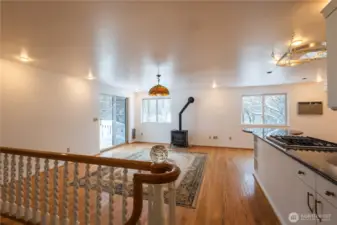 A view from the stairs