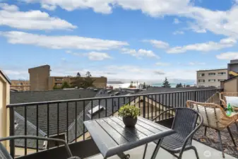 Views of Puget Sound.