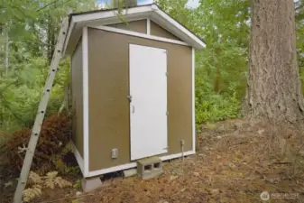 Garden shed to store all the tools needed