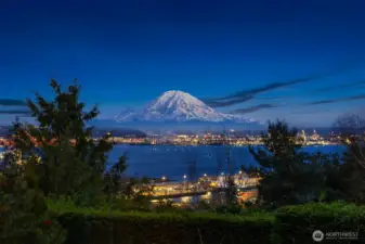Outdoor view of Mt. Rainier.